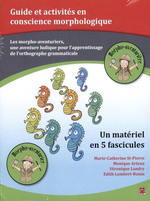 cover image of Guide et activités en conscience morphologique
